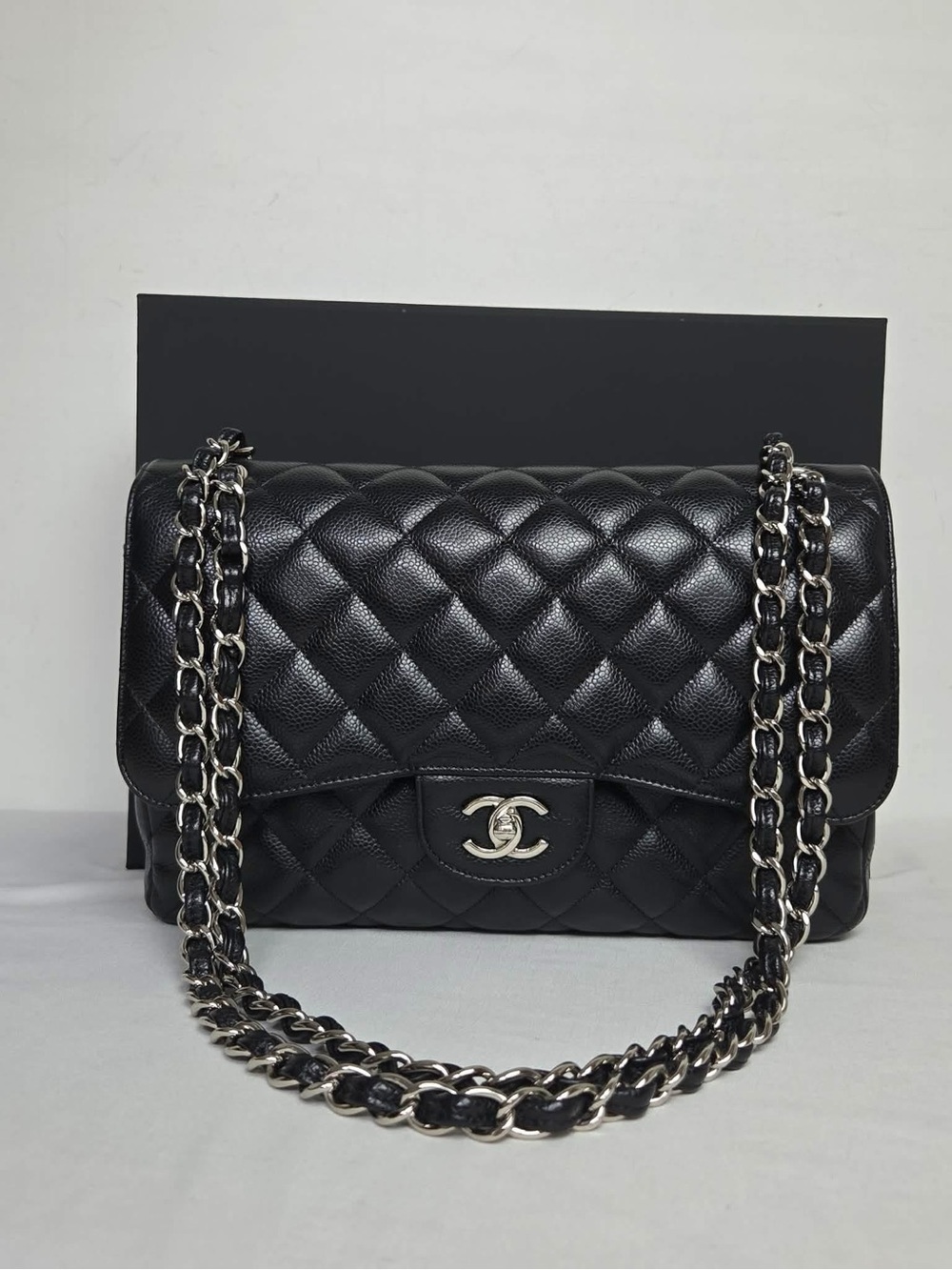 Chanel Classic Jumbo Flap Caviar